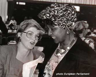 With Winnie Mandela